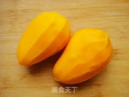 Make Butterflies love the mango platter step 1