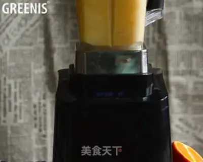 Make Mango orange juice step 2