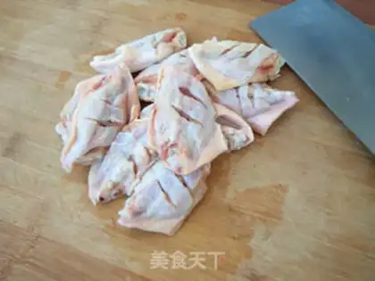 Make A beer in the wings step 1