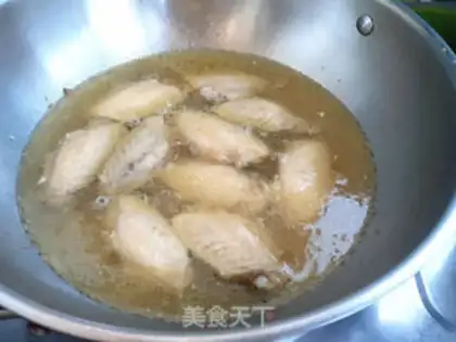 Make A beer in the wings step 3