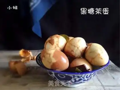Make Black sugar tea eggs step 7
