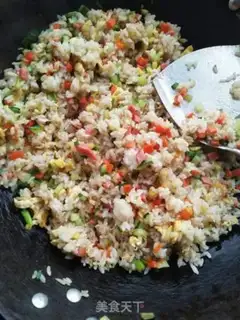 Make Five eggs of fried rice step 6
