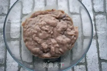 Make Cracker squid cake step 2