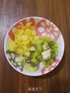 Make Fruit cocktail step 1