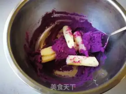 Make ♪ Cracking sweet potato cake ♪ step 13