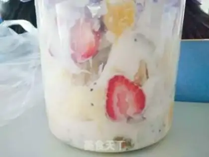 Make Fruit yogurt step 2