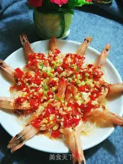 Make Shrimp with garlic peppers step 8