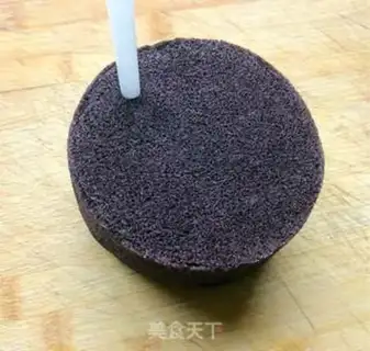 Make Coalball black rice cake step 7