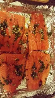 Make The fragrance salmon step 5