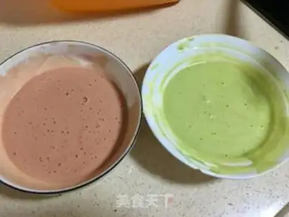 Make Colored fort ermeck cake step 6