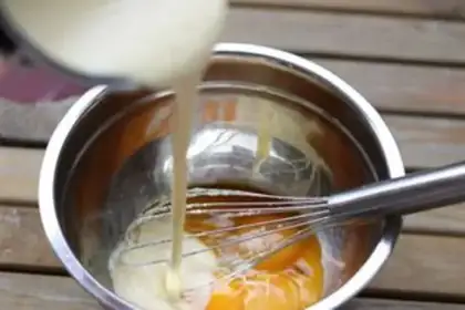 Make Almond cheesecake step 3