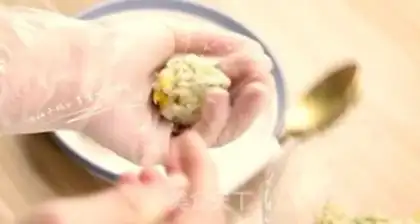 Make Baby eats pepper chicken meatballs step 10