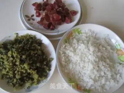 Make Snow sausage and rice step 0