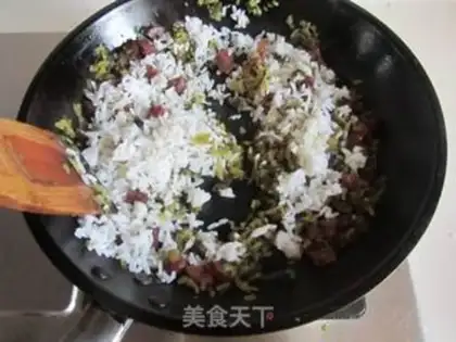 Make Snow sausage and rice step 3