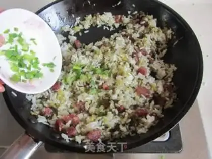 Make Snow sausage and rice step 5
