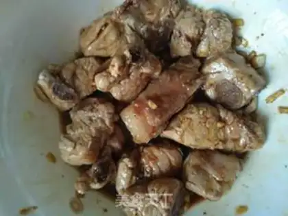 Make Black pepper sauce, steak potatoes step 2