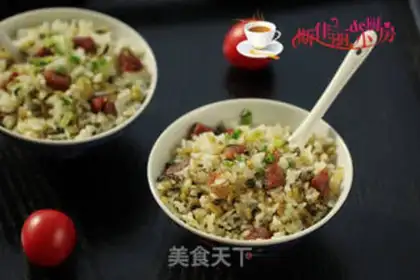 Make Snow sausage and rice step 6