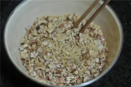 Make A groceries nut stick step 7