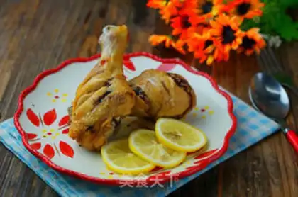 Make Lemon ginger roast chicken leg step 7