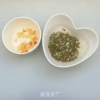 Make Green bean ice cream congee step 1
