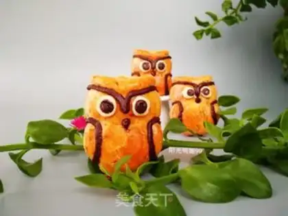 Make The owl cartoon step 19