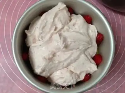 Make Frozen strawberry yogurt mousse step 11