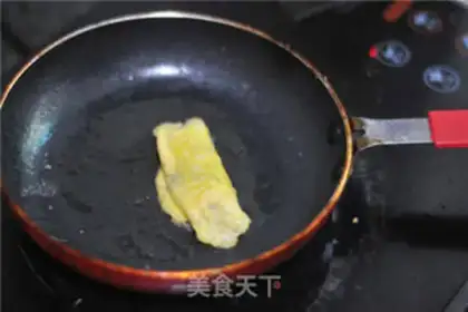 Make Colored vegetable egg dumplings step 6