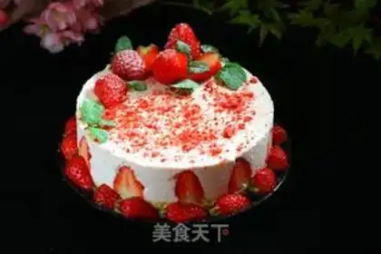 Make Frozen strawberry yogurt mousse step 14