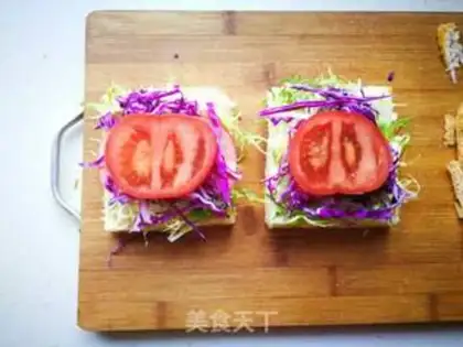 Make A brown wheat sandwich step 12