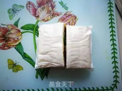 Make A brown wheat sandwich step 15