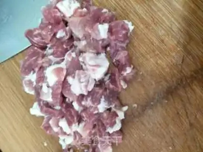 Make Meat and tofu step 1