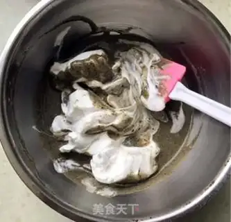Make Black sesame cake step 5