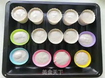 Make Black sesame cake step 7