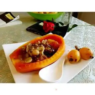 Make The papayas produce soup step 5