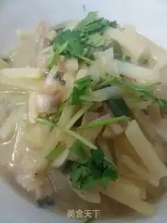 Make A bouquet with potatoes soup step 4
