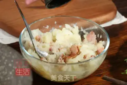 Make Cheese bacon mashed potatoes step 5