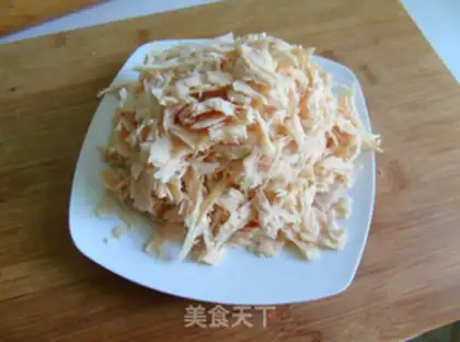 Make Black sesame ricin cake step 6
