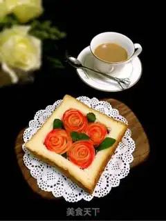 Make Apple rose toast step 31