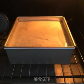 Make Black sesame ricin cake step 9