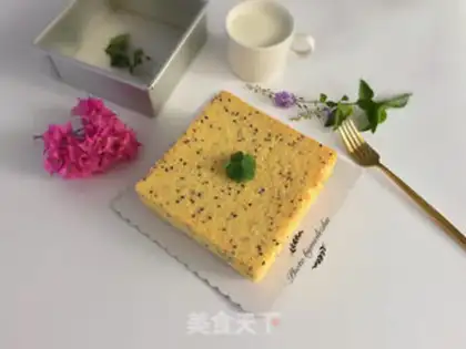Make Black sesame ricin cake step 11