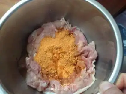 Make Orléans chicken-legged rice step 4
