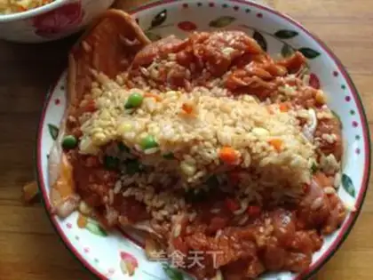 Make Orléans chicken-legged rice step 9