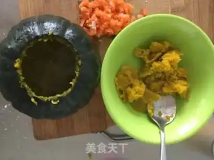 Make Chicken fried pumpkin step 3