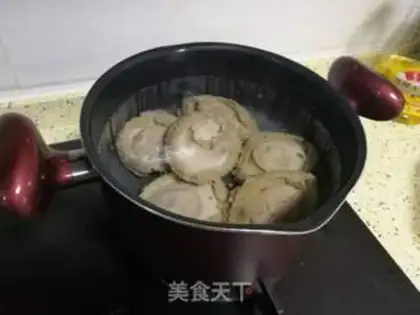 Make Red burning of dry abalone in South Africa step 3