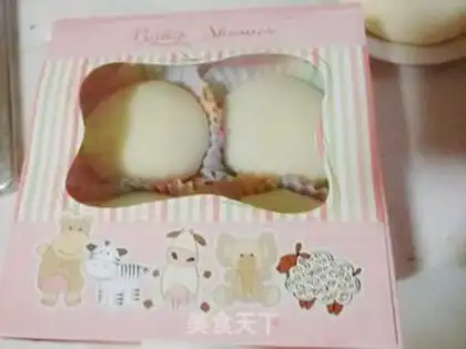 Make Mango Snowmen step 8