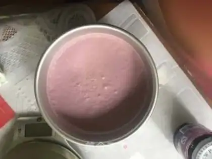 Make Blueberry jam cheesecake step 6