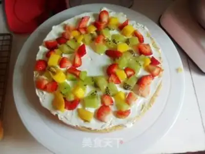 Make Chocolate strawberry cake step 5
