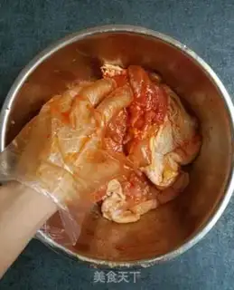 Make Roasted chicken leg rolls step 7
