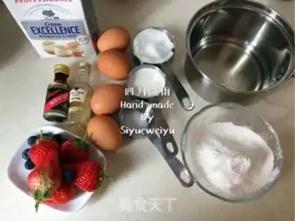 Make Vanilla cotton rolls step 0