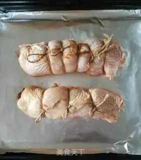 Make Roasted chicken leg rolls step 11